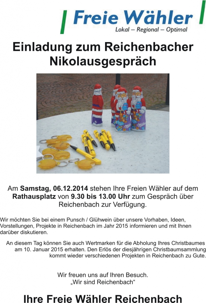 Plakat Nikolausgespräch 2014